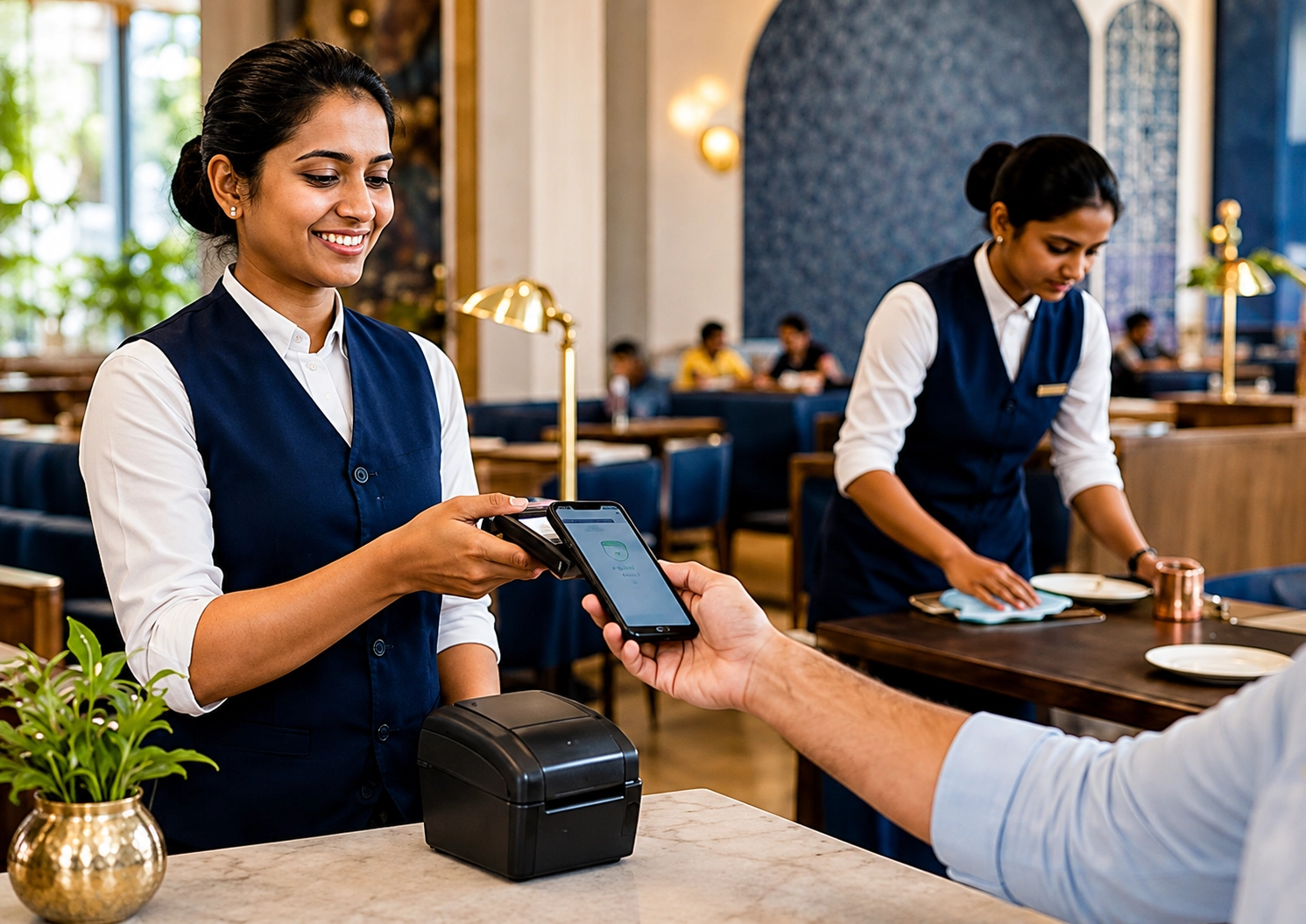 Payment and table reset