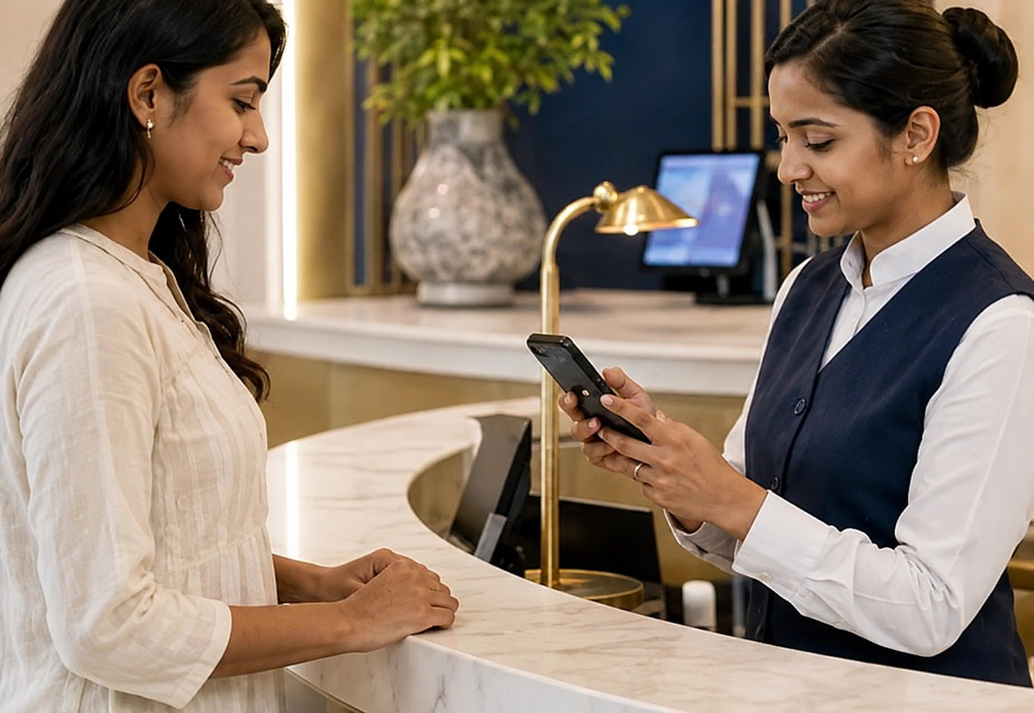 Visitor entry at RestPro